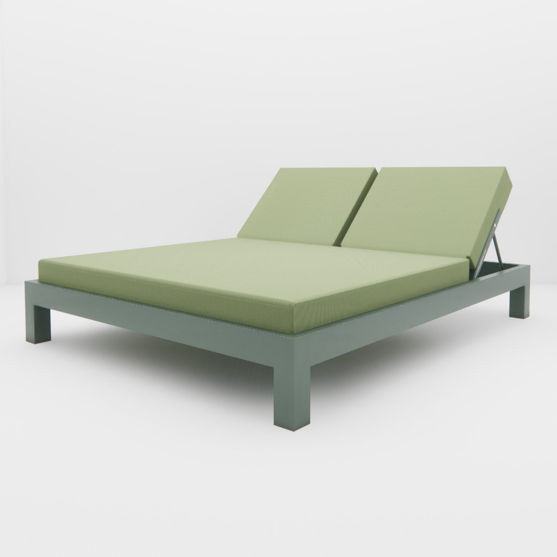Bed Double "Praslin" – Le Lit de Soleil Duo & Indépendant Mousses Étoiles