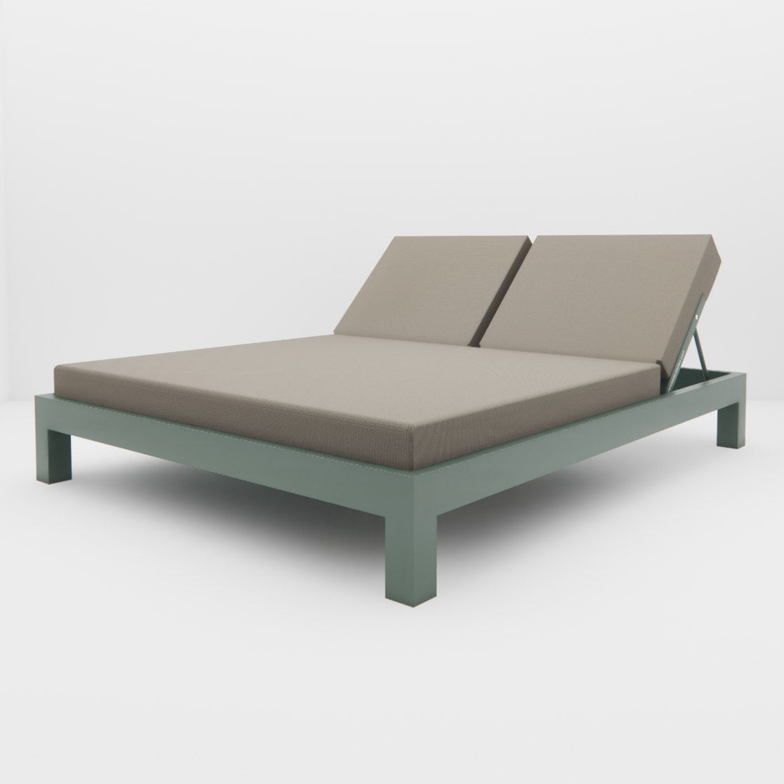 Bed Double "Praslin" – Le Lit de Soleil Duo & Indépendant Mousses Étoiles