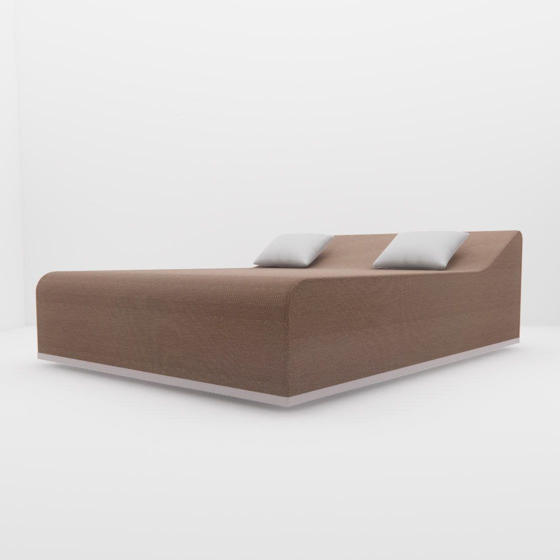 Daybed "Lounge" sur Socle – La Suite Hôtelière d'Extérieur Mousses Étoiles