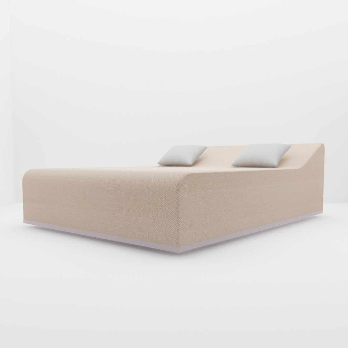 Daybed "Lounge" sur Socle – La Suite Hôtelière d'Extérieur Mousses Étoiles