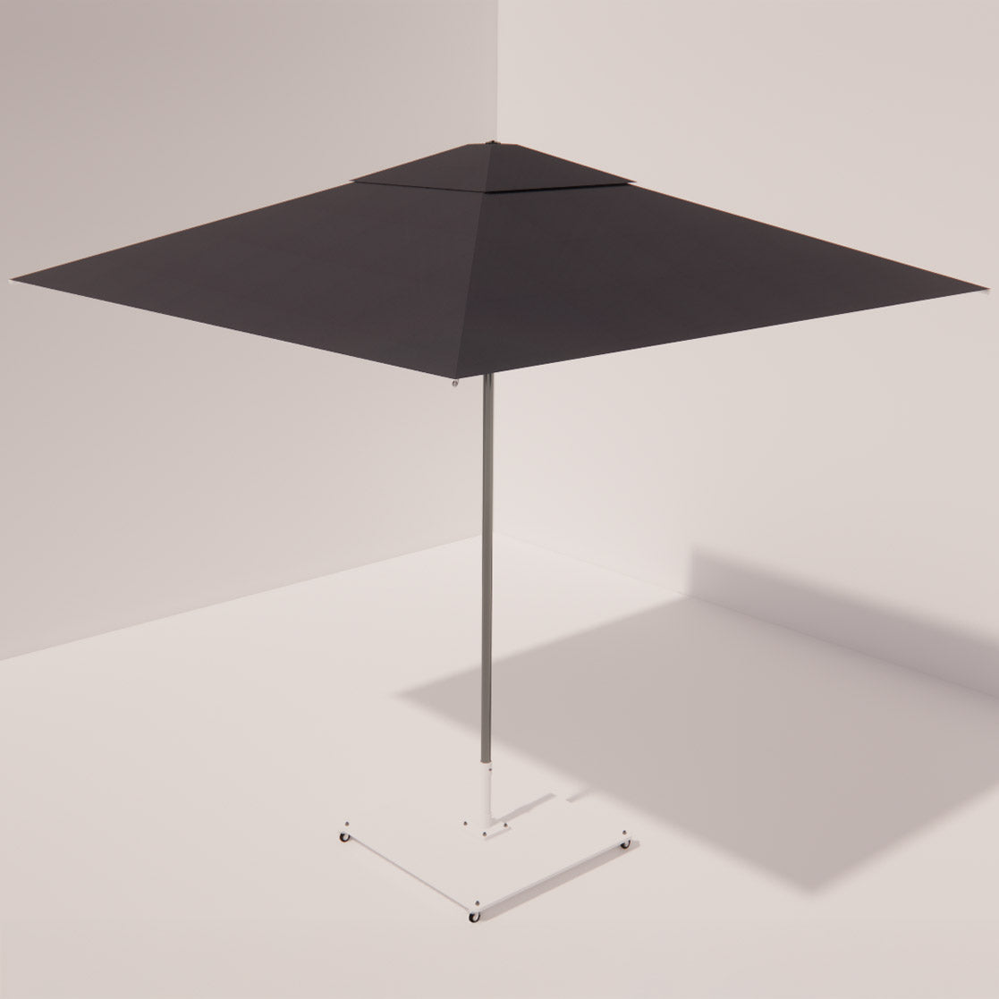 Parasol Carré "Grand Large" (3m) – L'Architecture d'Ombre Inoxydable Mousses Étoiles