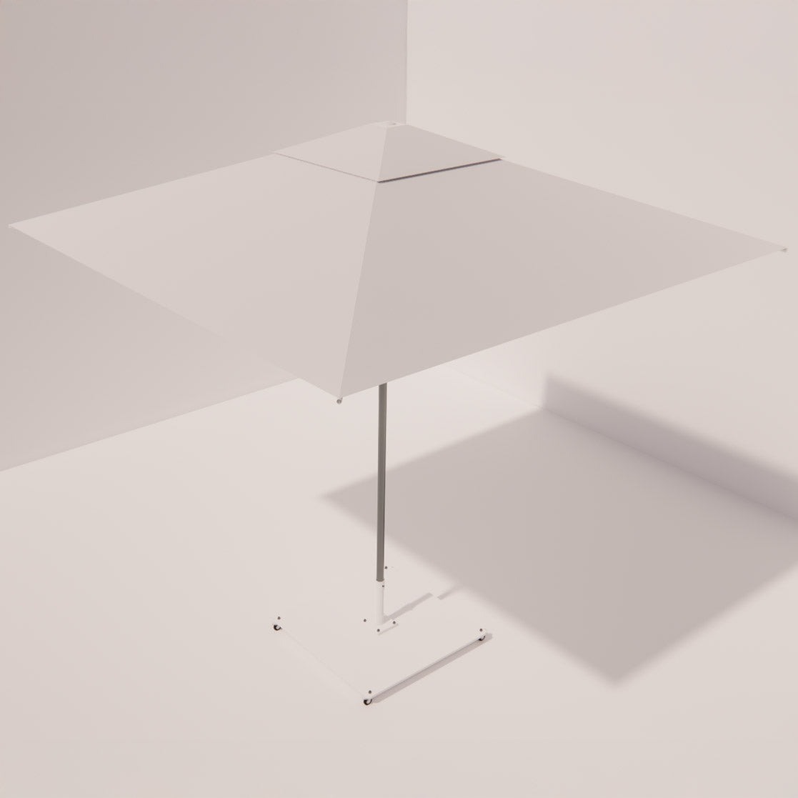 Parasol Carré "Grand Large" (3m) – L'Architecture d'Ombre Inoxydable Mousses Étoiles