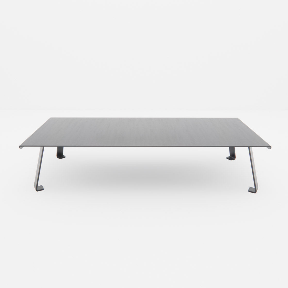 Table Basse "Signature" XXL – Le Monolithe en Aluminium 8mm Mousses Étoiles