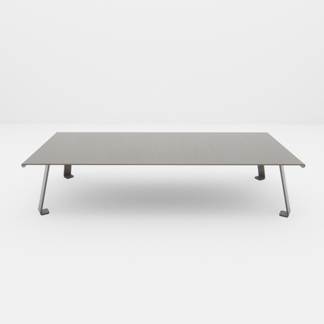 Table Basse "Signature" XXL – Le Monolithe en Aluminium 8mm Mousses Étoiles