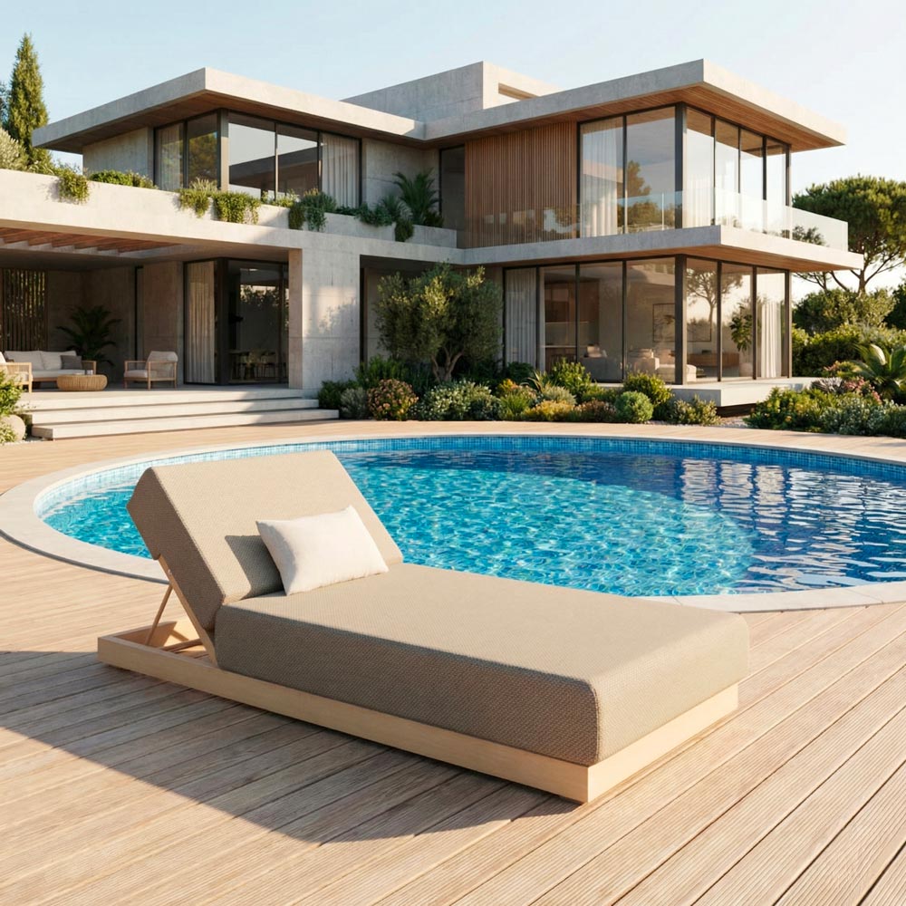 Bed "Samoa" – Le Large Lounge en Lévitation (XL 90cm) Mousses Étoiles