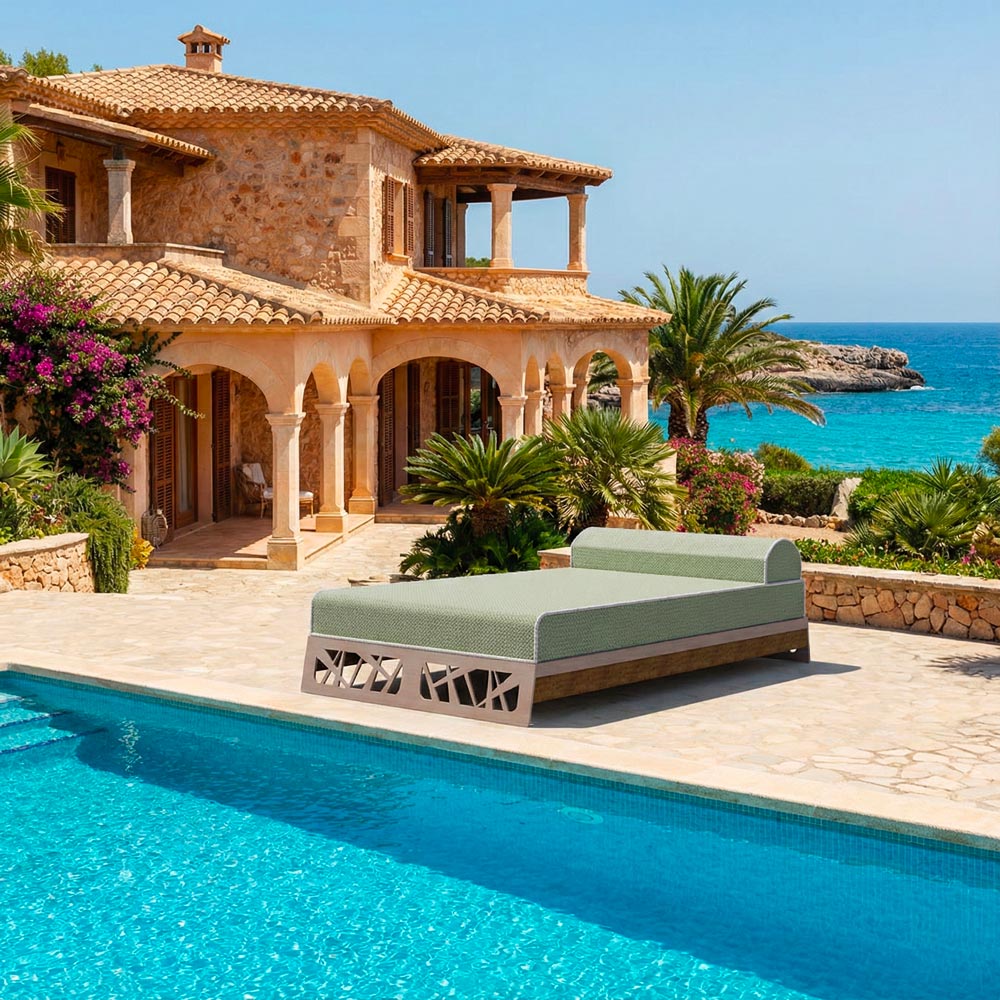 Bed "Antigua" – L'Alliance Yachting (Alu & Teck) Mousses Étoiles