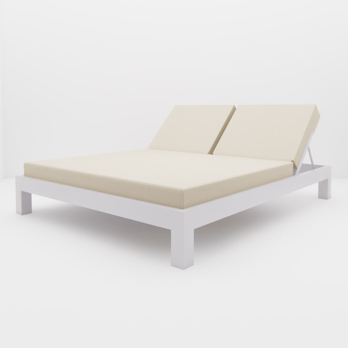 Bed Double "Praslin" – Le Lit de Soleil Duo & Indépendant Mousses Étoiles