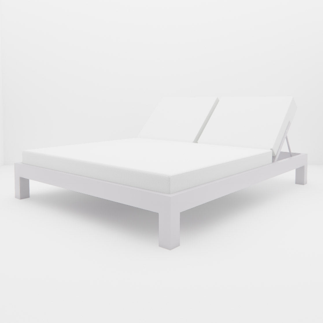 Bed Double "Praslin" – Le Lit de Soleil Duo & Indépendant Mousses Étoiles