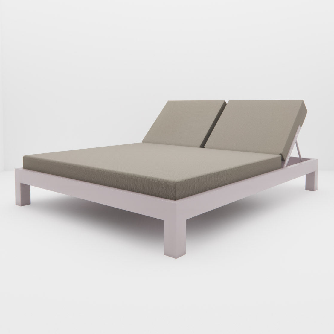 Bed Double "Praslin" – Le Lit de Soleil Duo & Indépendant Mousses Étoiles