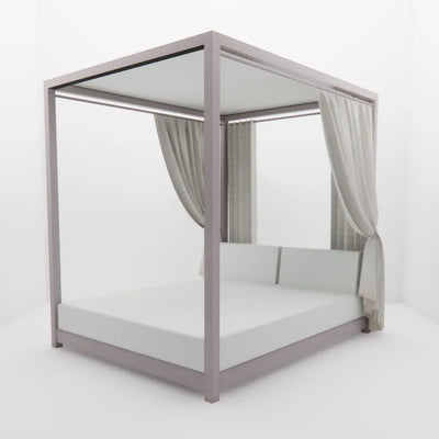 Lit de Piscine à Baldaquin & Daybed "Bali" – Luxe & Sur-Mesure Mousses Étoiles