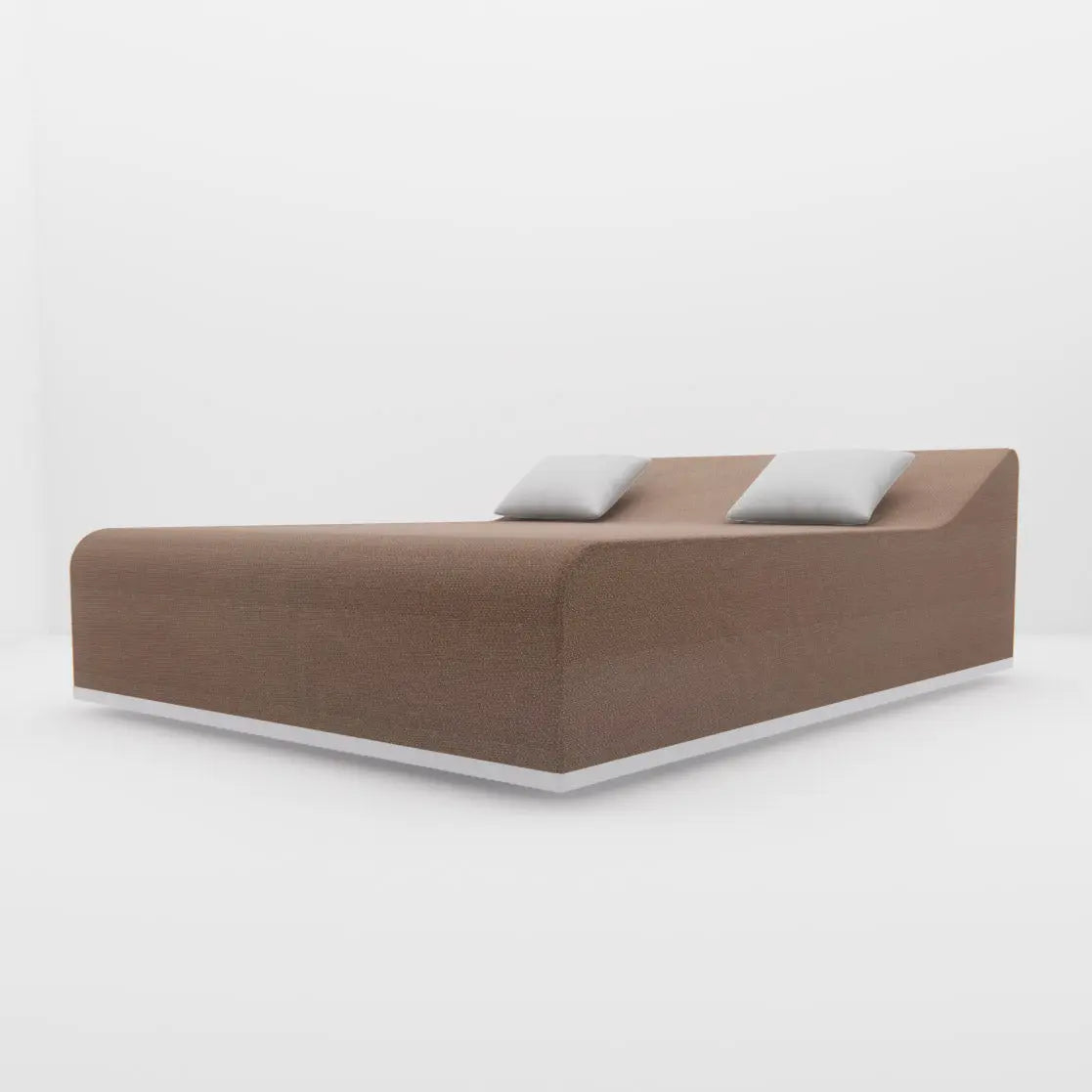 Daybed "Lounge" sur Socle – La Suite Hôtelière d'Extérieur Mousses Étoiles
