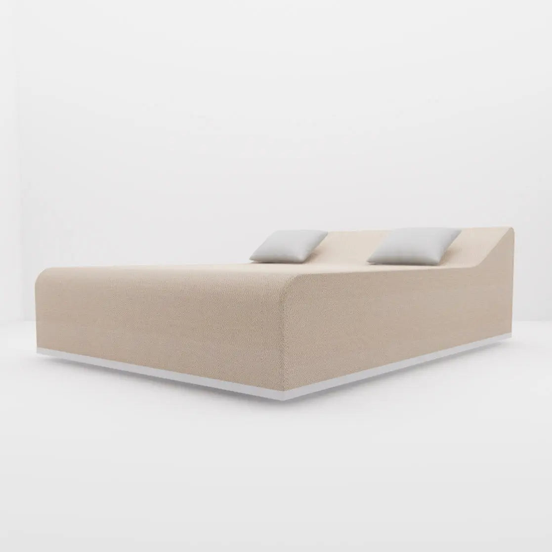 Daybed "Lounge" sur Socle – La Suite Hôtelière d'Extérieur Mousses Étoiles