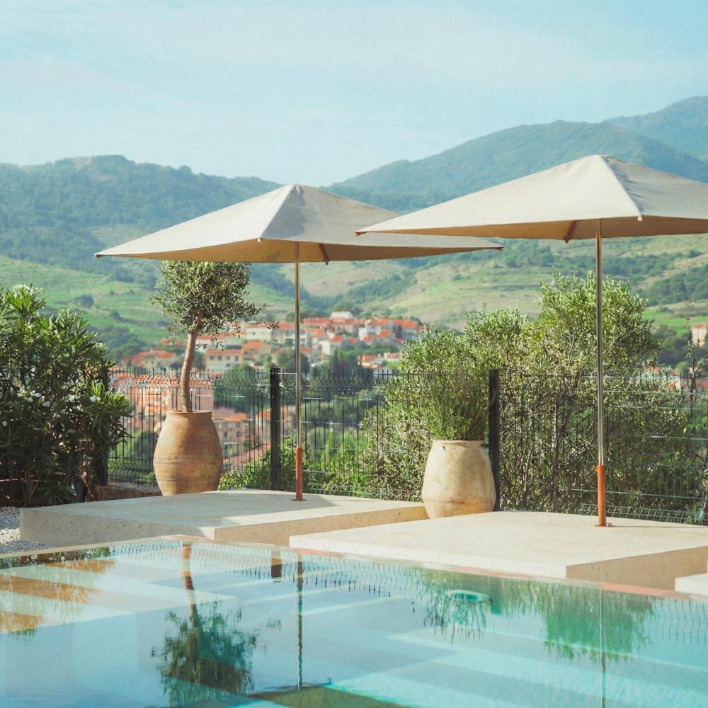 Parasol Carré "Grand Large" (3m) – L'Architecture d'Ombre Inoxydable Mousses Étoiles