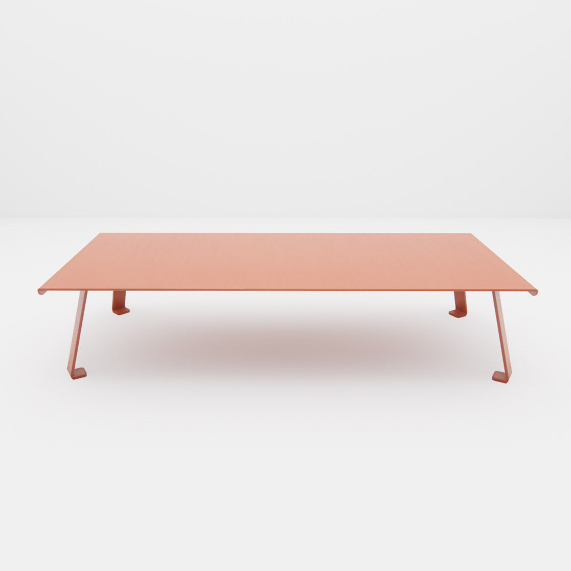 Table Basse "Signature" XXL – Le Monolithe en Aluminium 8mm Mousses Étoiles