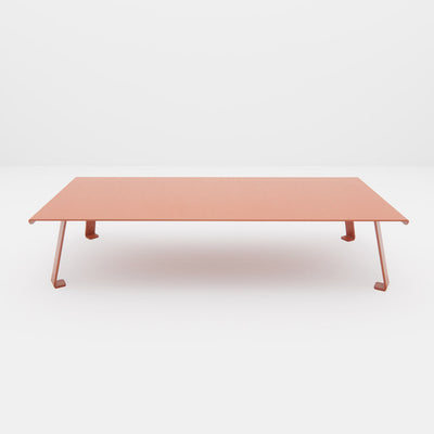 Table Basse "Signature" XXL – Le Monolithe en Aluminium 8mm Mousses Étoiles