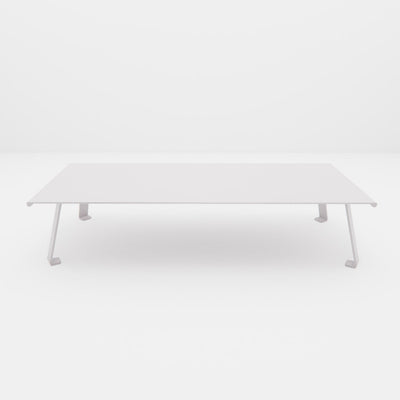 Table Basse "Signature" XXL – Le Monolithe en Aluminium 8mm Mousses Étoiles